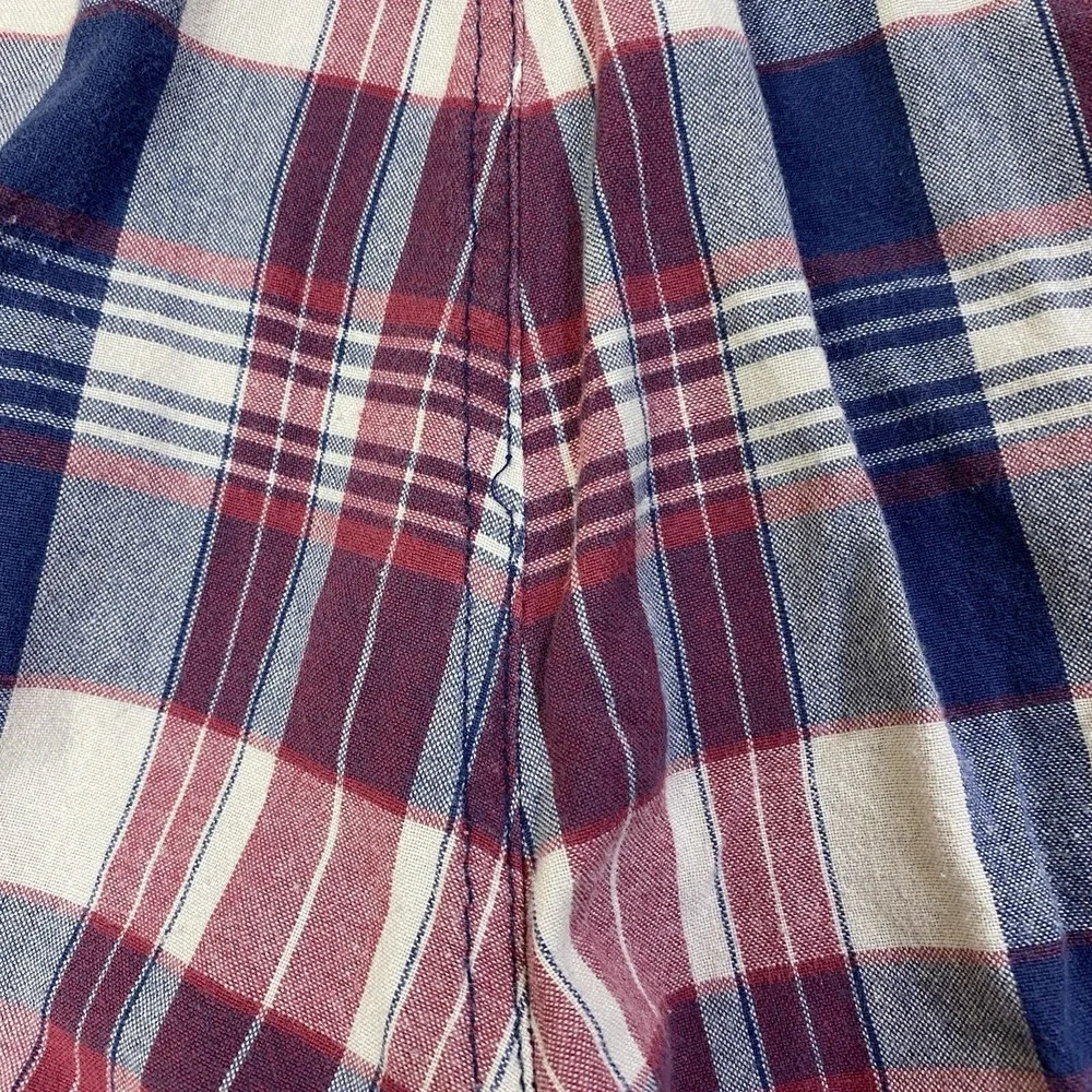 American Living Shorts Men Sz 36 Plaid Cargo 100% Cotton Ralph Lauren Golf Beach